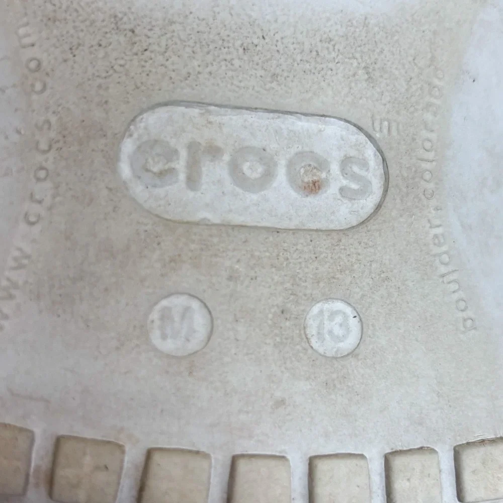Crocs Mens Santa Cruz Canvas Slip On Loafers Size 13 Gray Casual Moc Toe Shoes